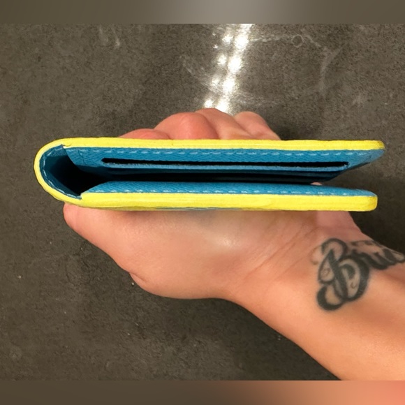 🩵💛Used Louis Vuitton Monogram Playground Pocket Organizer Wallet 🩵💛 - Picture 5 of 7